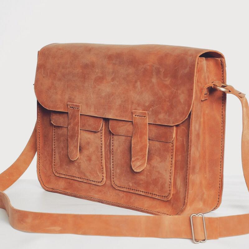 шкіряна сумка українського виробника Hordi