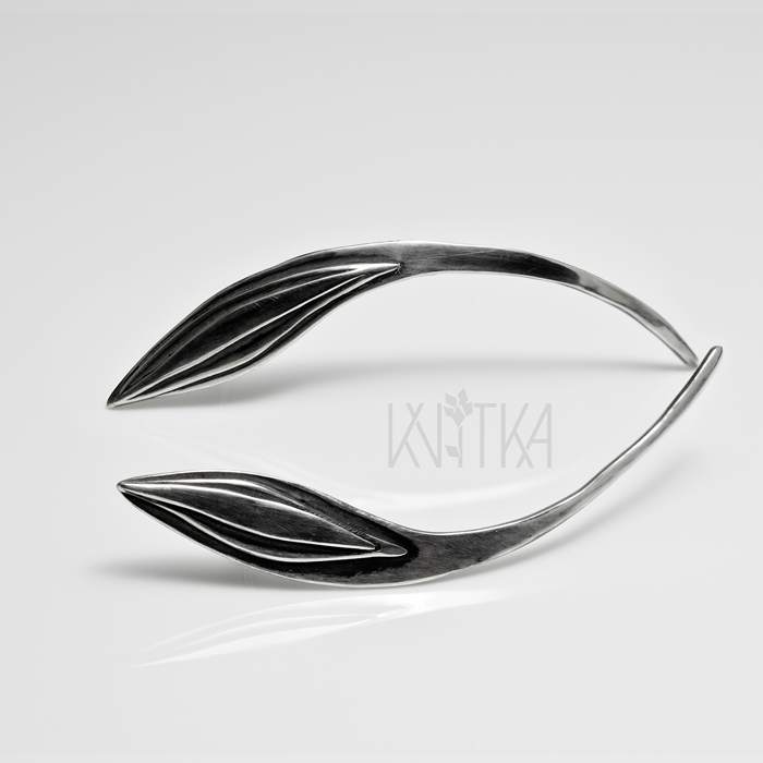 срібні сережки