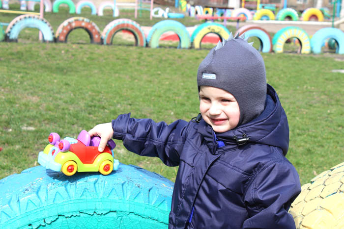 зимовий дитячий шолом