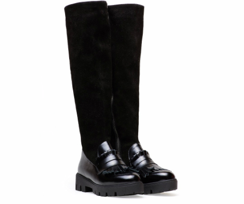 жіночі чоботи-лофери emmelie delage