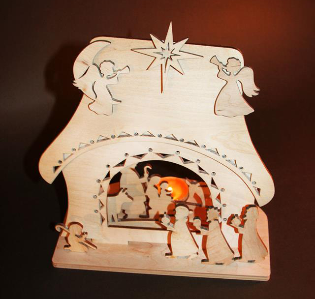 вертеп з фанери