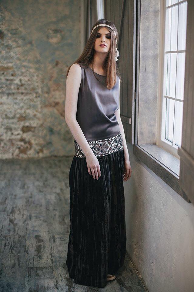 максі етно-сукня